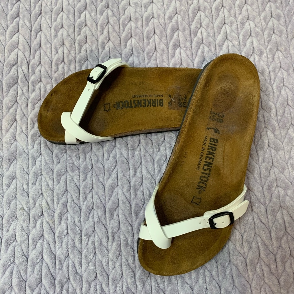 Birkenstock Mayari white sandals